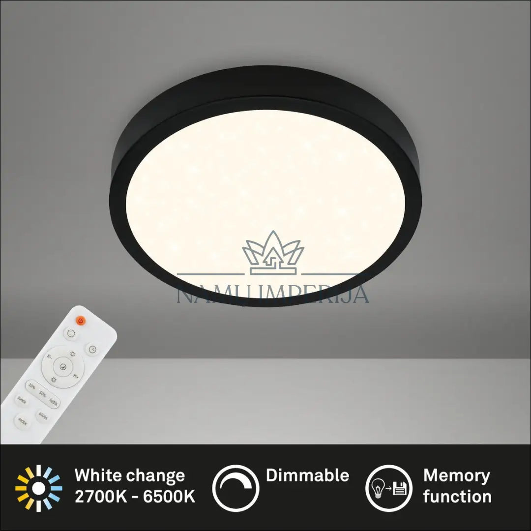 Lubinis LED šviestuvas DI10105 - €25 Save 50% 25-50, __label:Pristatymas 1-2 d.d., color-juoda, interjeras,