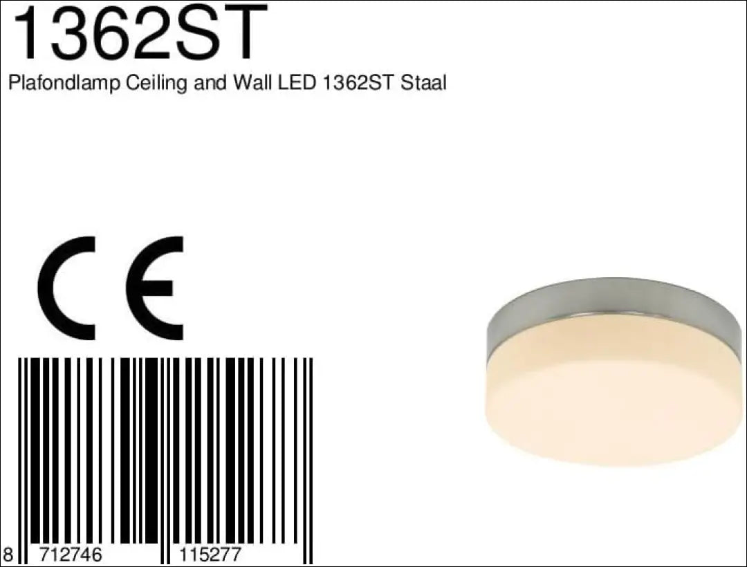 Lubinis LED šviestuvas DI10816 - €23 Save 50% __label:Pristatymas 1-2 d.d., color-balta, interjeras,
