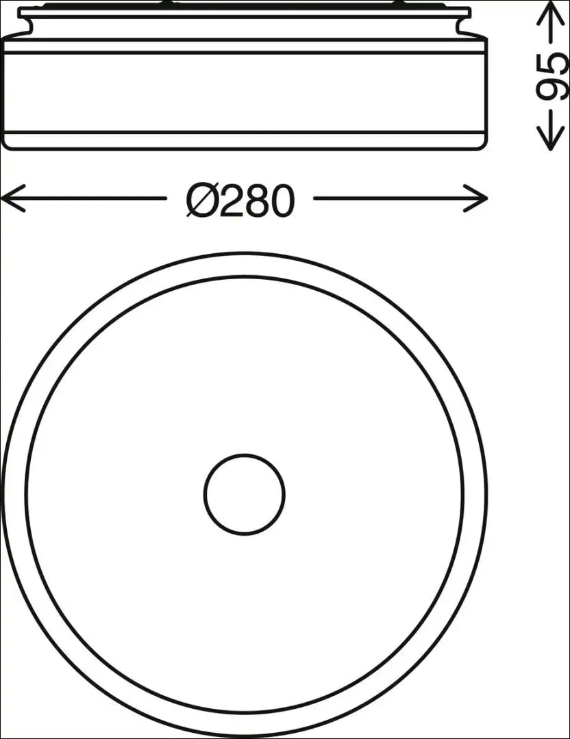 Lubinis LED šviestuvas DI10839 - €26 Save 50% 25-50, __label:Pristatymas 1-2 d.d., color-balta, color-juoda, interjeras
