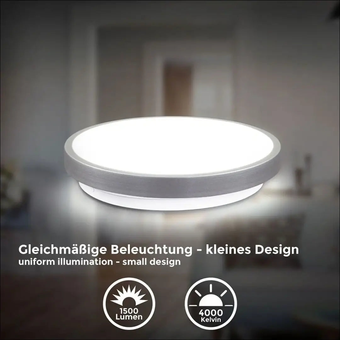Lubinis LED šviestuvas DI12223 - €14 Save 50% __label:Pristatymas 1-2 d.d., color-sidabrine, interjeras,