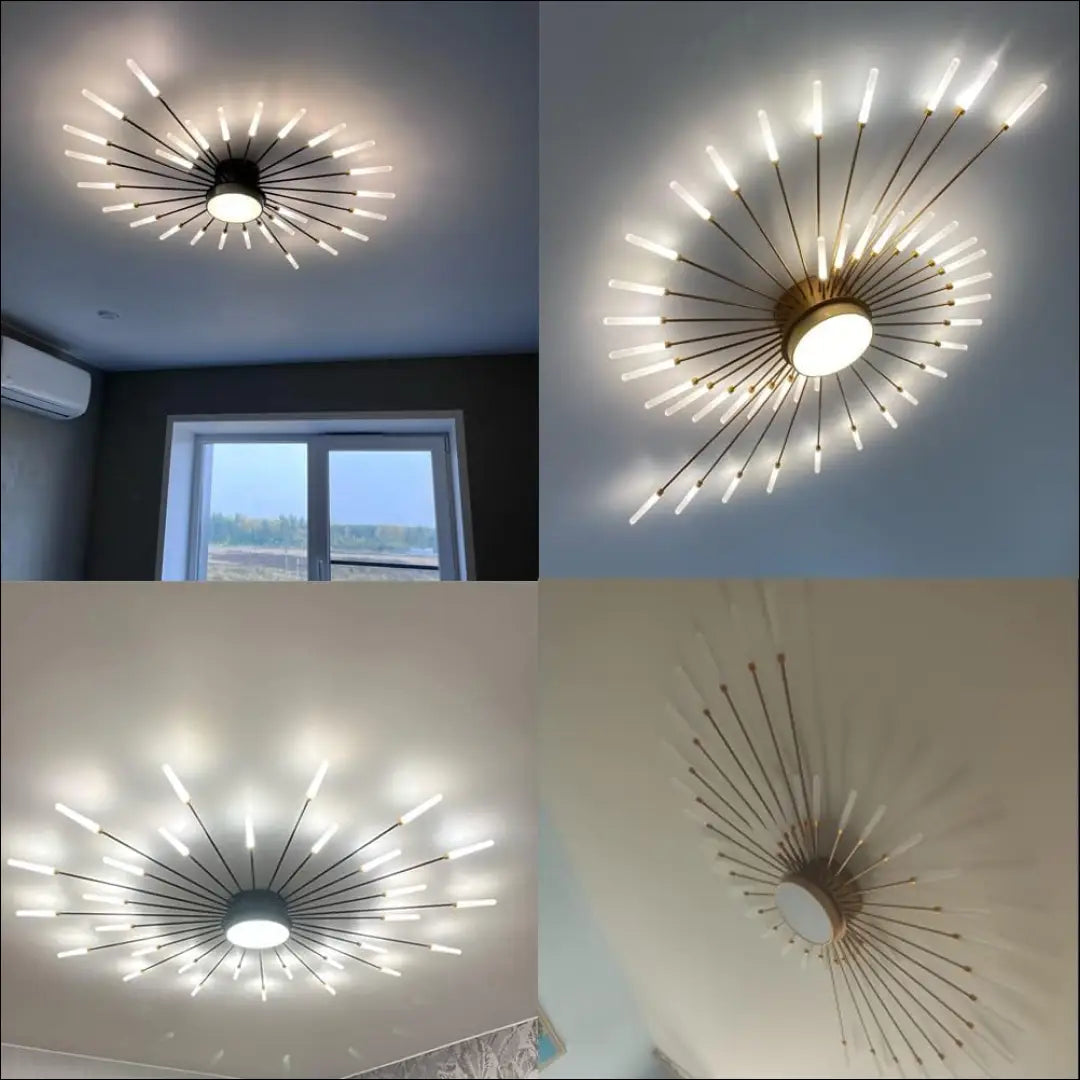 Lubinis LED šviestuvas DI12241 - €80 Save 50% 50-100, __label:Pristatymas 1-2 d.d., color-auksine, interjeras,