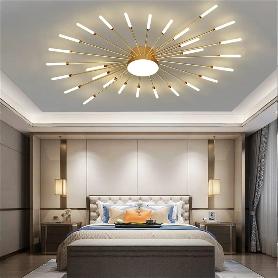 Lubinis LED šviestuvas DI12241 - €80 Save 50% 50-100, __label:Pristatymas 1-2 d.d., color-auksine, interjeras,