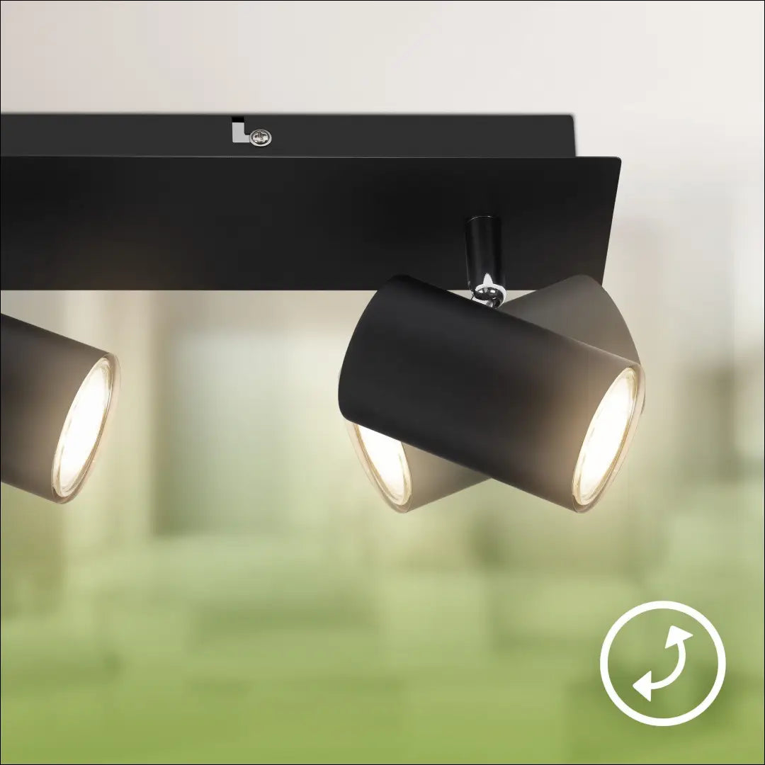 Lubinis LED šviestuvas DI12318 - €29 Save 50% 25-50, __label:Pristatymas 1-2 d.d., color-juoda, interjeras,