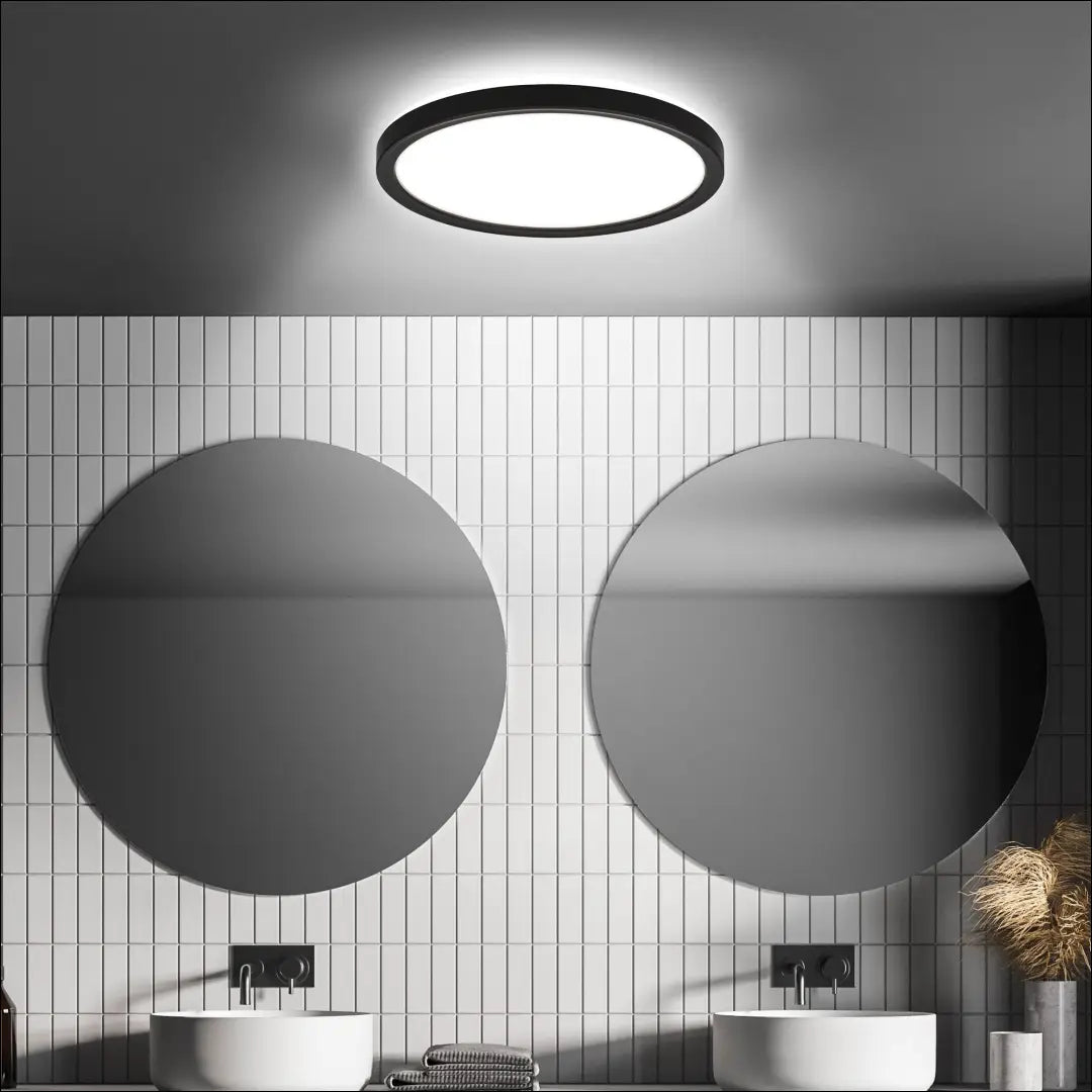 Lubinis LED šviestuvas DI12336 - €19 Save 50% __label:Pristatymas 1-2 d.d., color-juoda, interjeras,