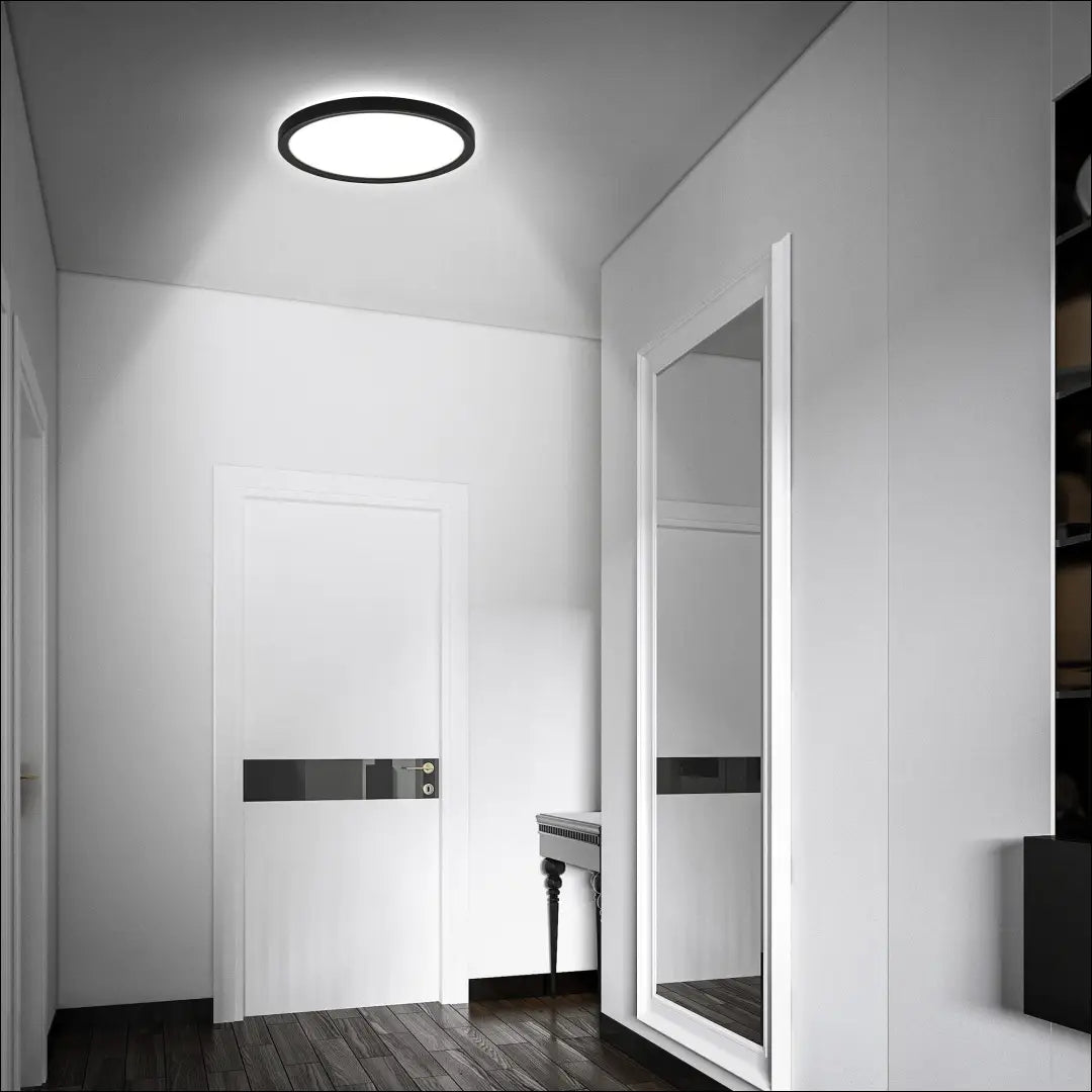 Lubinis LED šviestuvas DI12336 - €19 Save 50% __label:Pristatymas 1-2 d.d., color-juoda, interjeras,
