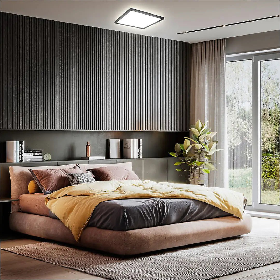 Lubinis LED šviestuvas DI12351 - €26 Save 50% 25-50, __label:Pristatymas 1-2 d.d., color-juoda, interjeras,