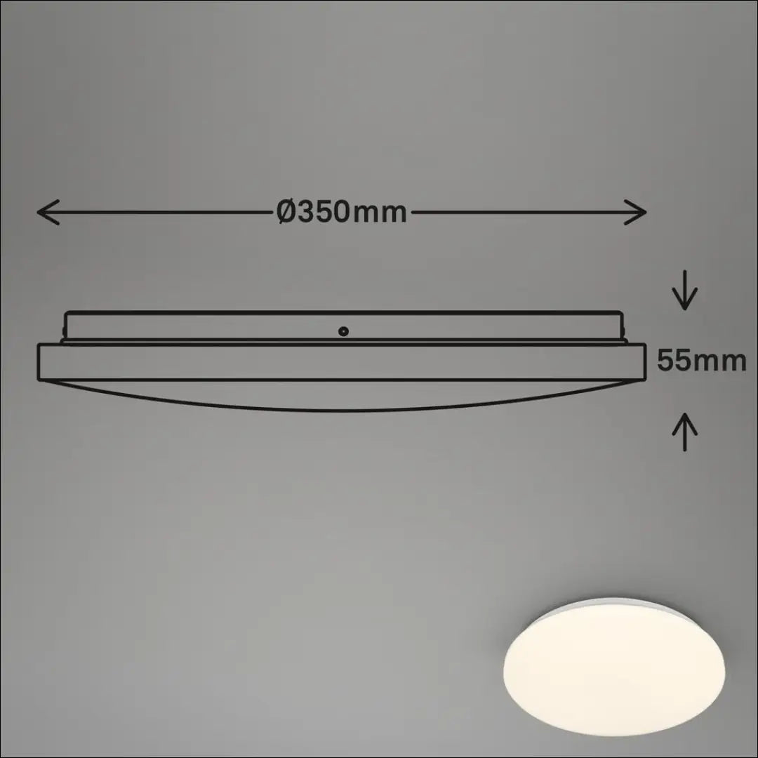 Lubinis LED šviestuvas DI12383 - €23 Save 50% __label:Pristatymas 1-2 d.d., color-balta, interjeras,