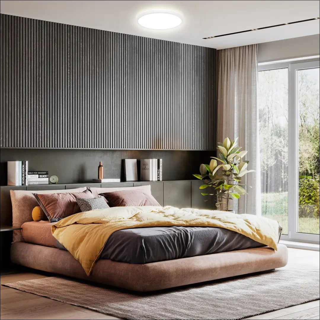 Lubinis LED šviestuvas DI12386 - €29 Save 50% 25-50, __label:Pristatymas 1-2 d.d., color-balta, interjeras,