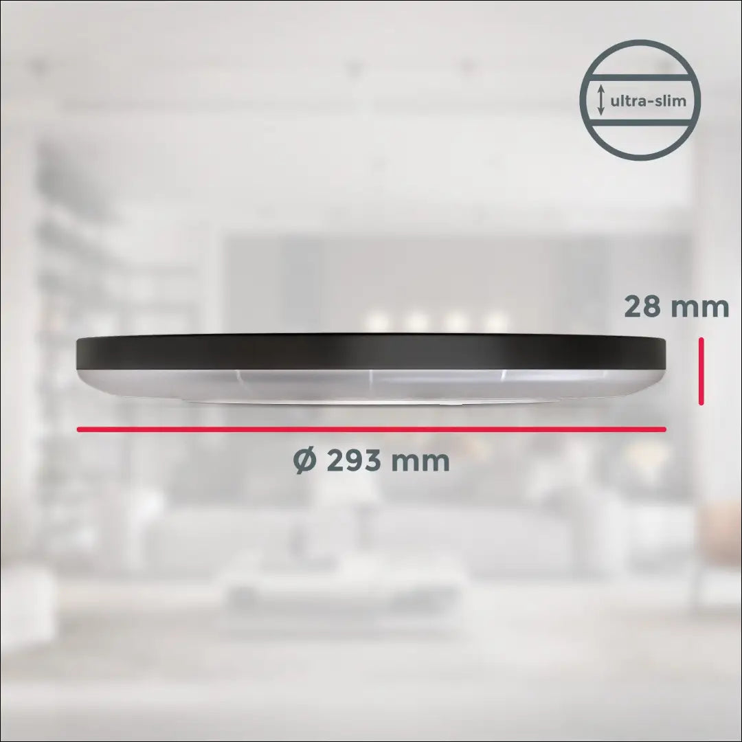Lubinis LED šviestuvas DI12422 - €27 Save 50% 25-50, __label:Pristatymas 1-2 d.d., color-juoda, interjeras,