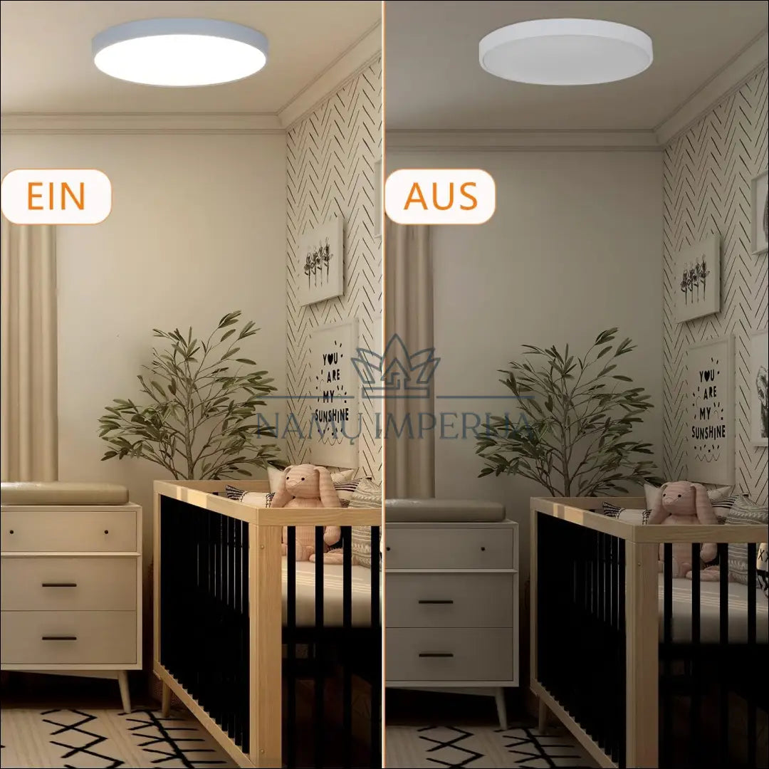 Lubinis LED šviestuvas DI5414 - €11 Save 50% color-balta, interjeras, lubiniai-sviestuvai, material-plastikas,