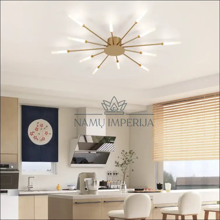 Lubinis LED šviestuvas DI7845 - €37 Save 50% 25-50, __label:Pristatymas 1-2 d.d., color-auksine, interjeras,