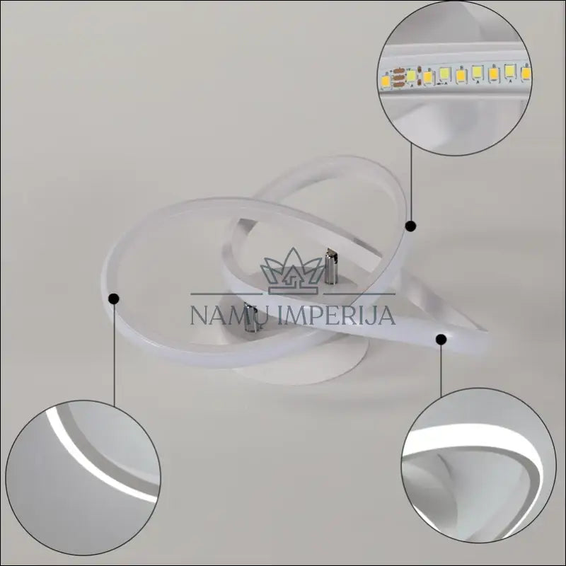 Lubinis LED šviestuvas DI9079 - €26 Save 50% 25-50, __label:Pristatymas 1-2 d.d., color-balta, interjeras,