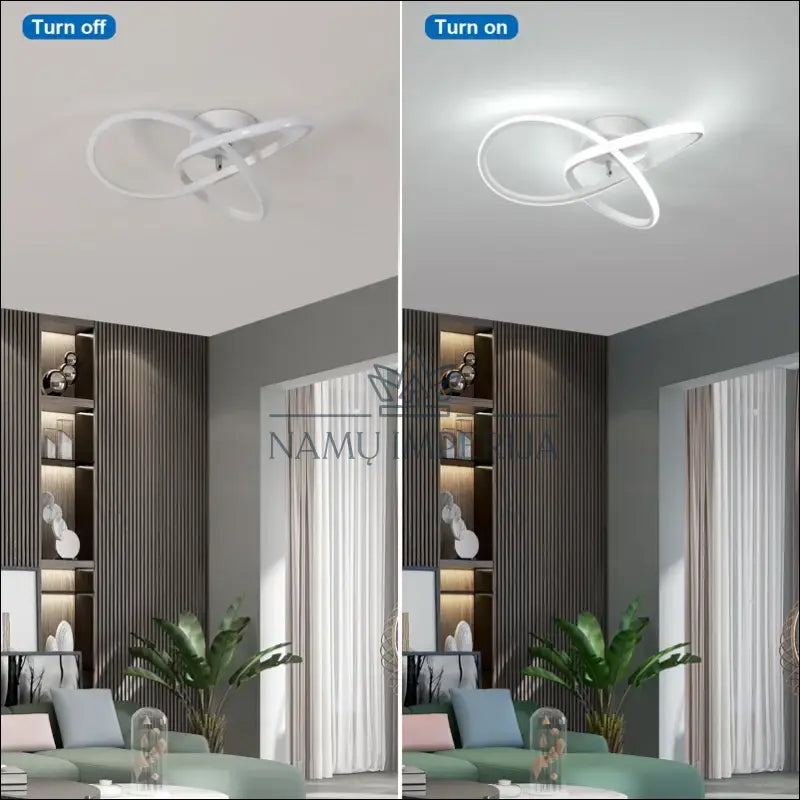 Lubinis LED šviestuvas DI9079 - €26 Save 50% 25-50, __label:Pristatymas 1-2 d.d., color-balta, interjeras,