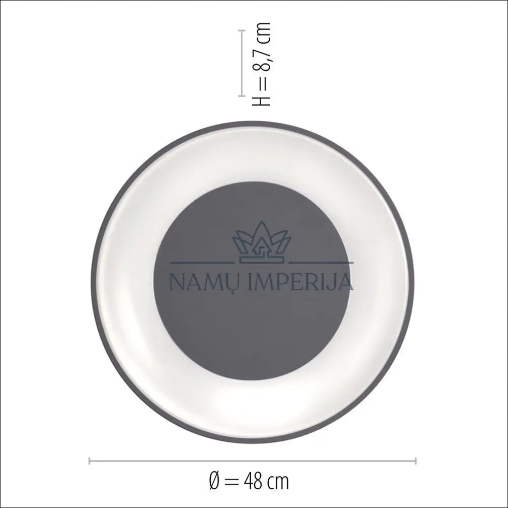 Lubinis LED šviestuvas DI9748 - €71 Save 50% 50-100, __label:Pristatymas 1-2 d.d., color-pilka, interjeras,