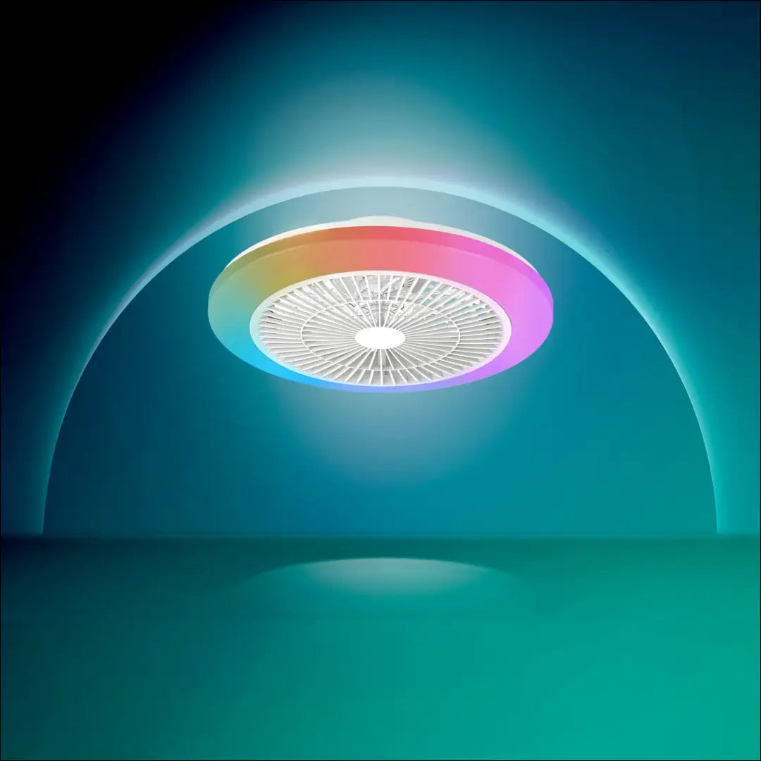 Lubinis LED šviestuvas-ventiliatorius DI12399 - €60 Save 50% 50-100, __label:Pristatymas 1-2 d.d., color-balta,