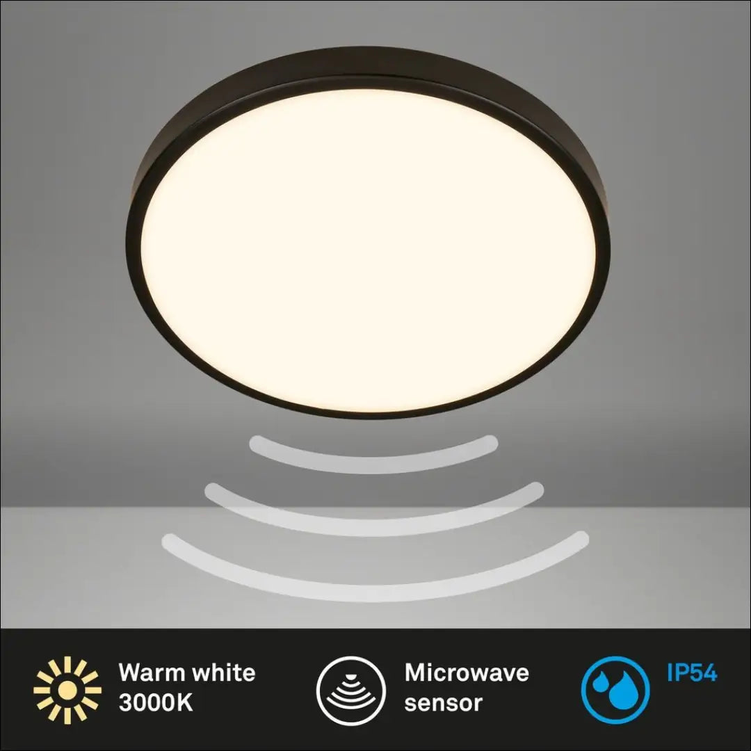 Lubinis LED vonios šviestuvas DI12456 - €22 Save 50% __label:Pristatymas 1-2 d.d., color-juoda, interjeras,