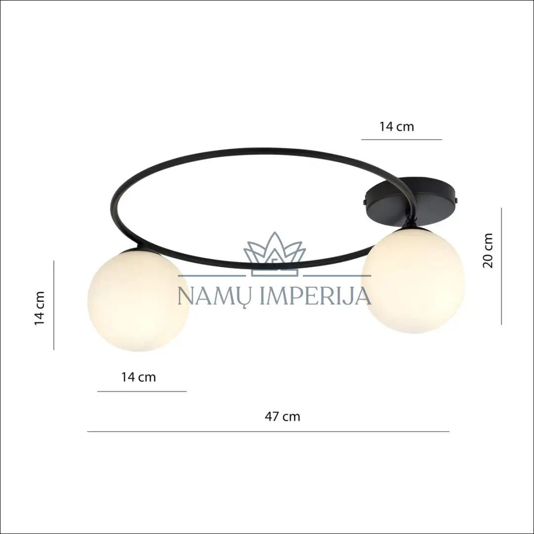 Lubinis šviestuvas DI10137 - €64 Save 50% 50-100, __label:Pristatymas 1-2 d.d., color-balta, color-juoda, interjeras