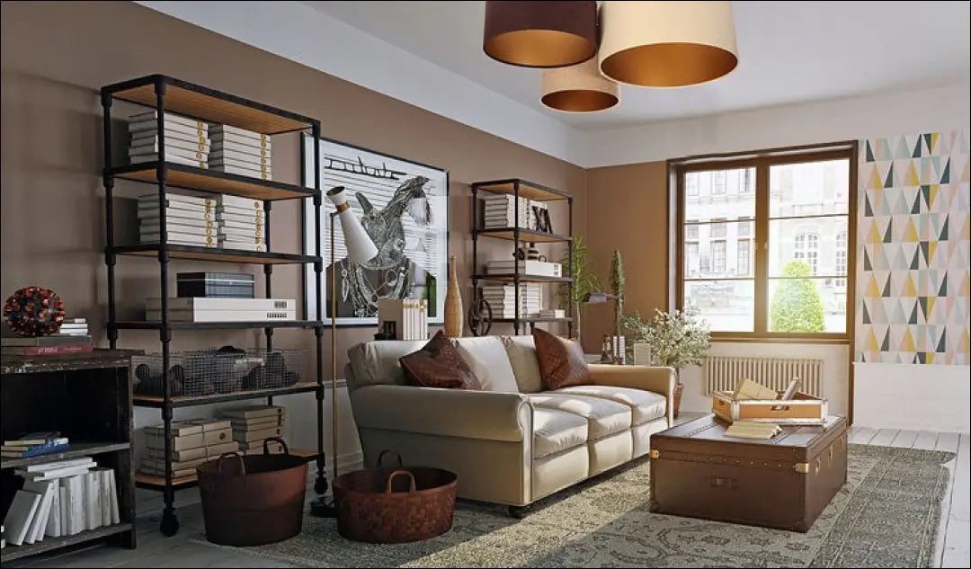 Lubinis šviestuvas DI10579 - €75 Save 50% 50-100, __label:Pristatymas 1-2 d.d., color-kremas, color-ruda, color-smelio