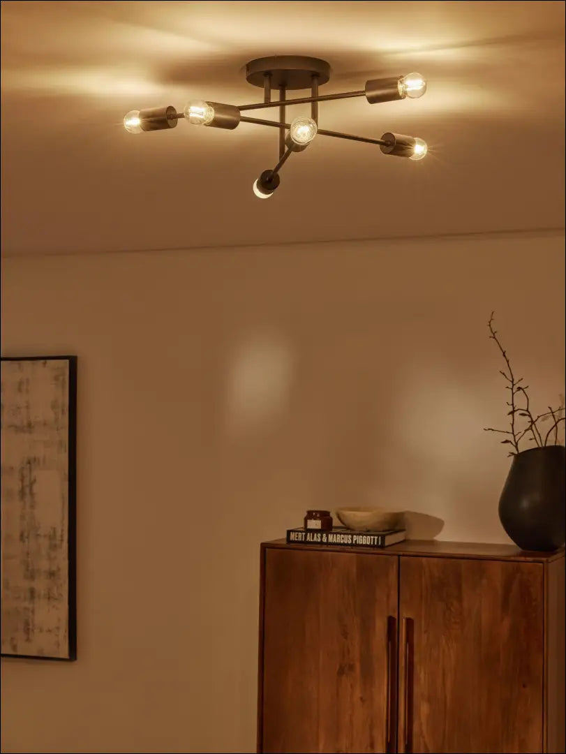 Lubinis šviestuvas DI10879 - €70 Save 50% 50-100, __label:Pristatymas 1-2 d.d., color-juoda, interjeras,