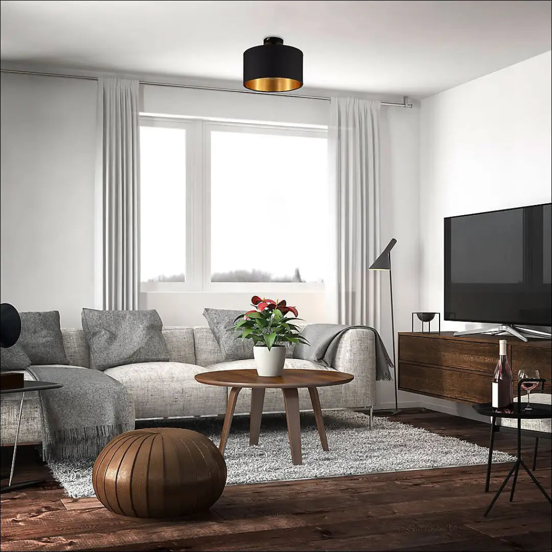 Lubinis šviestuvas DI11086 - €20 Save 50% __label:Pristatymas 1-2 d.d., color-auksine, color-juoda, interjeras,