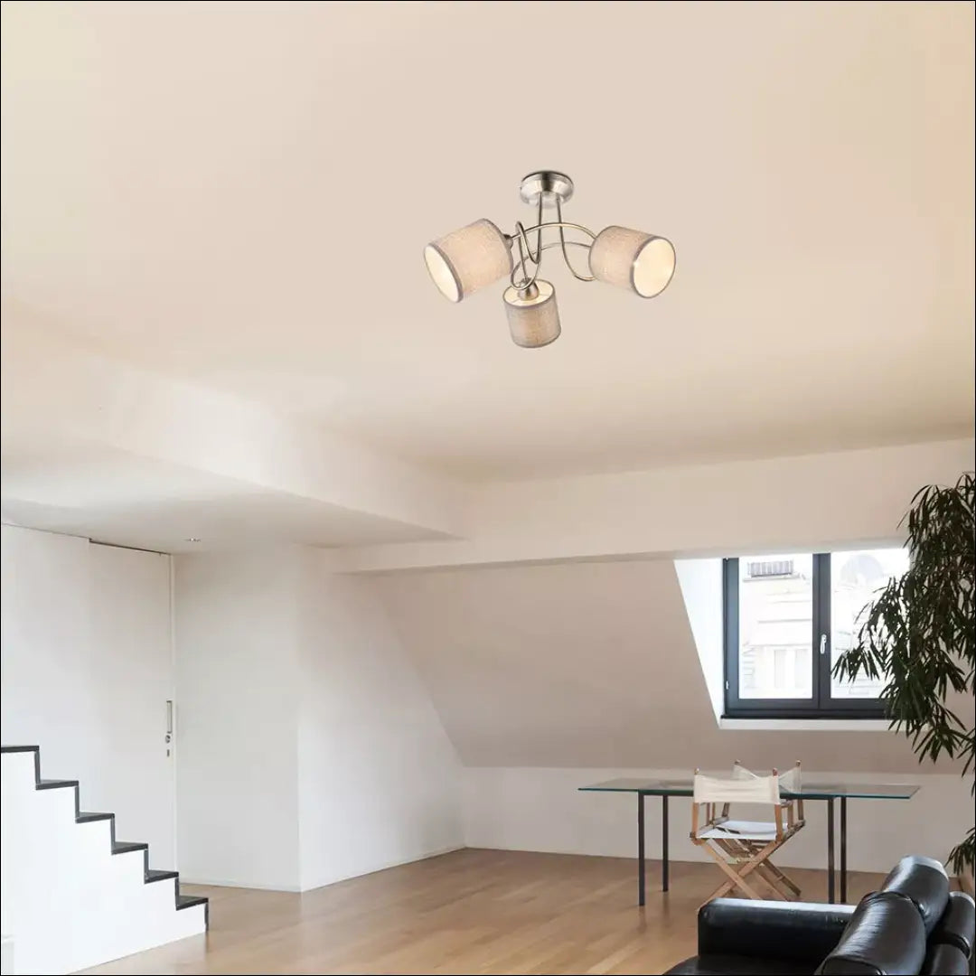 Lubinis šviestuvas DI11087 - €27 Save 50% 25-50, __label:Pristatymas 1-2 d.d., color-pilka, color-sidabrine, interjeras