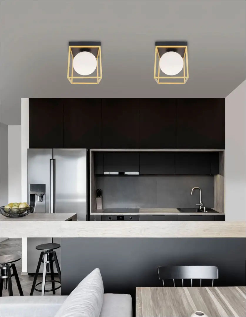 Lubinis šviestuvas DI11096 - €69 Save 50% 50-100, __label:Pristatymas 1-2 d.d., color-auksine, color-balta, color-juoda