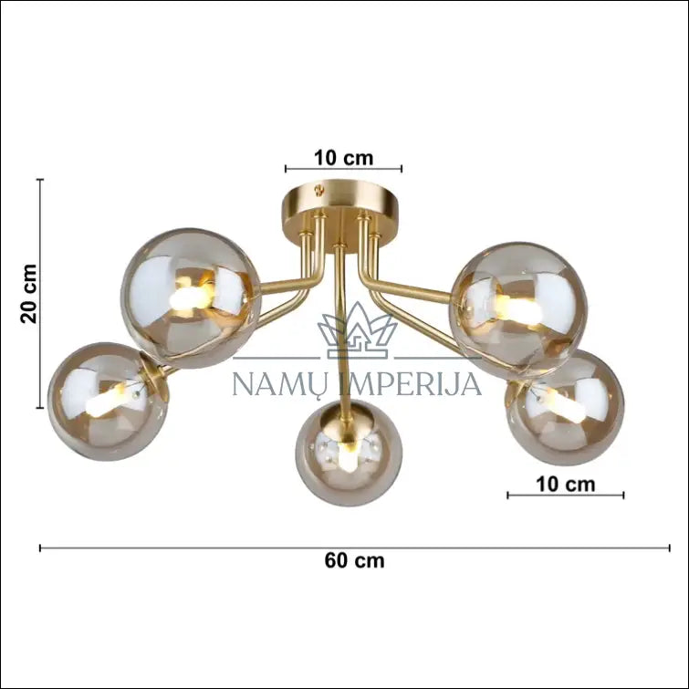 Lubinis šviestuvas DI7826 - €93 Save 50% 50-100, __label:Pristatymas 1-2 d.d., color-auksine, interjeras,