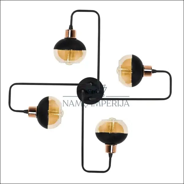 Lubinis šviestuvas DI9957 €69 Save 50% 50 100, __label:Pristatymas 1 2 d.d., color auksine, juoda, interjeras €50