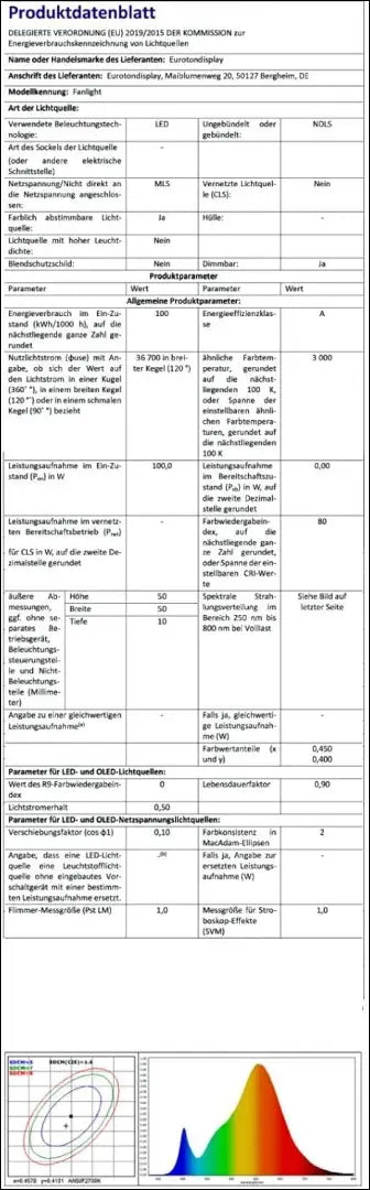 Lubinis ventiliatorius su LED apšvietimu DI10671 - €74 Save 50% 50-100, __label:Pristatymas 1-2 d.d., color-juoda,