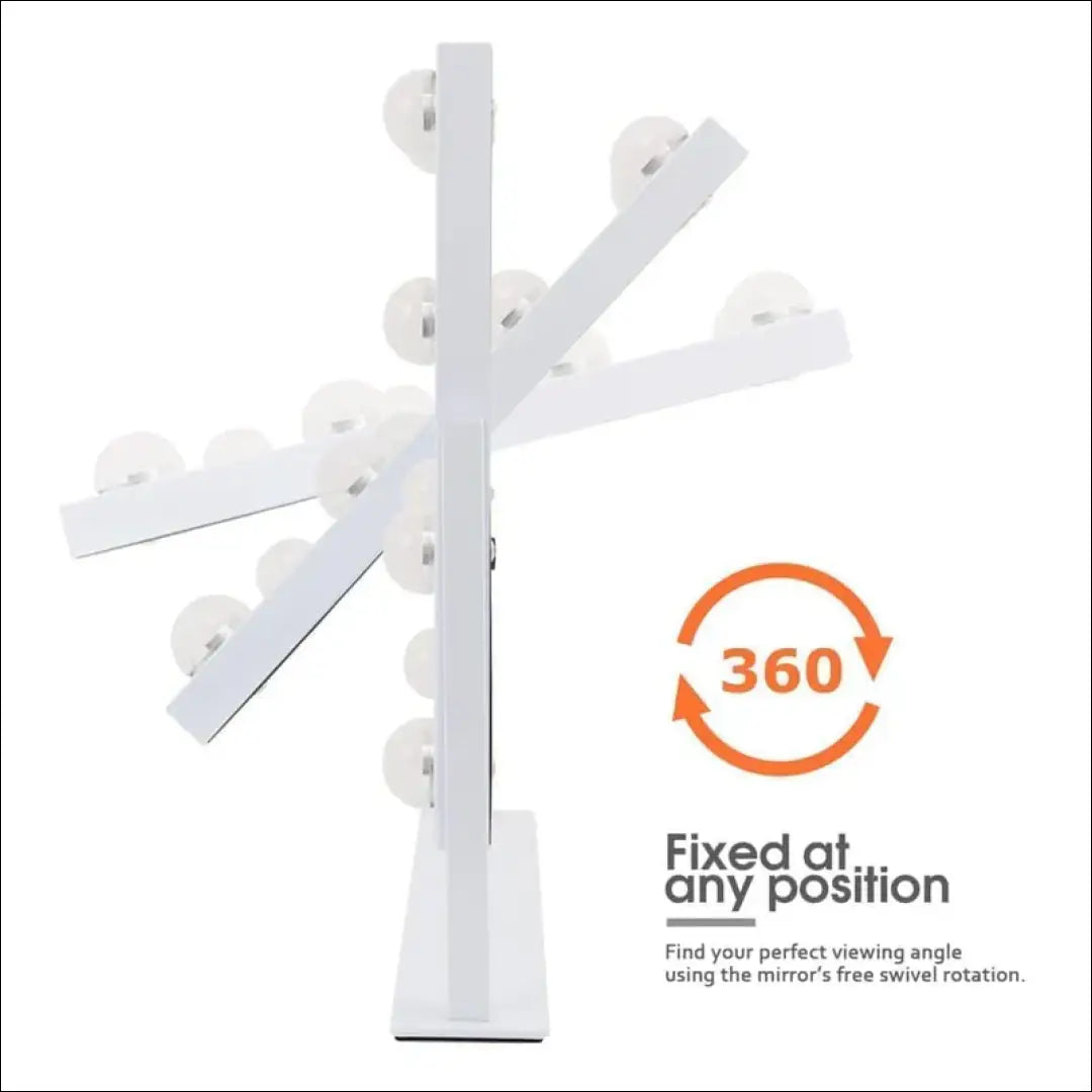 Makiažo veidrodis su LED apšvietimu DI12168 - €34 Save 50% 25-50, __label:Pristatymas 1-2 d.d., color-balta,