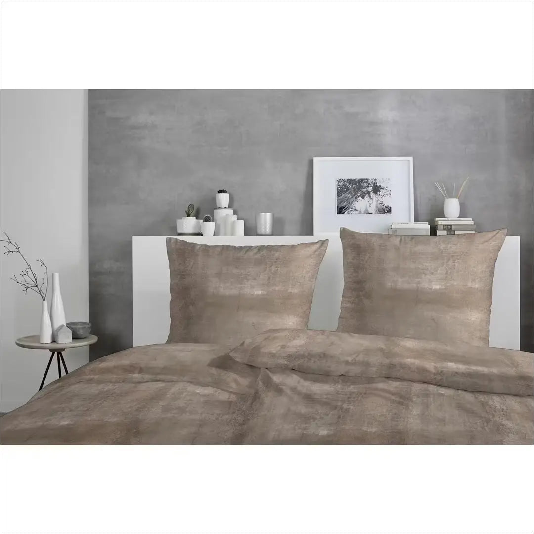 Mako satino patalynės komplektas (2 dalys) DI12024 - €22 Save 50% __label:Pristatymas 1-2 d.d., color-ruda,