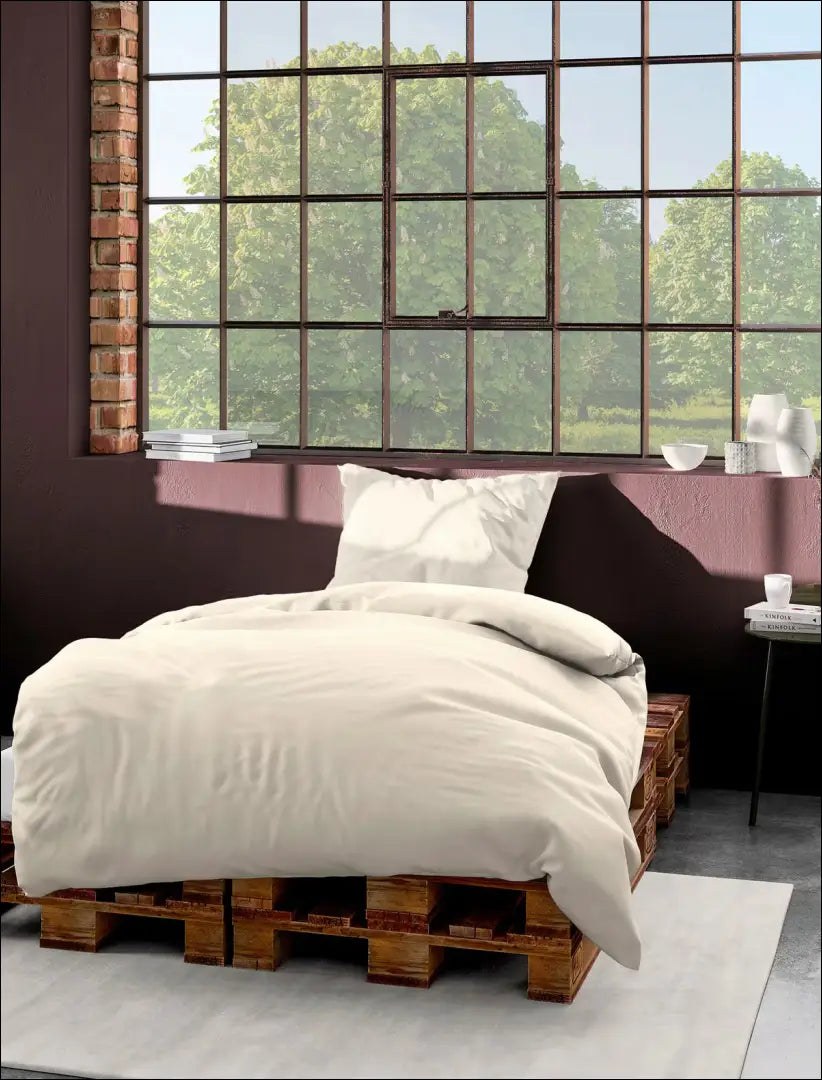 Mako satino patalynės komplektas (3 dalys) DI11584 - €29 Save 60% 25-50, __label:Pristatymas 1-2 d.d., color-kremas,