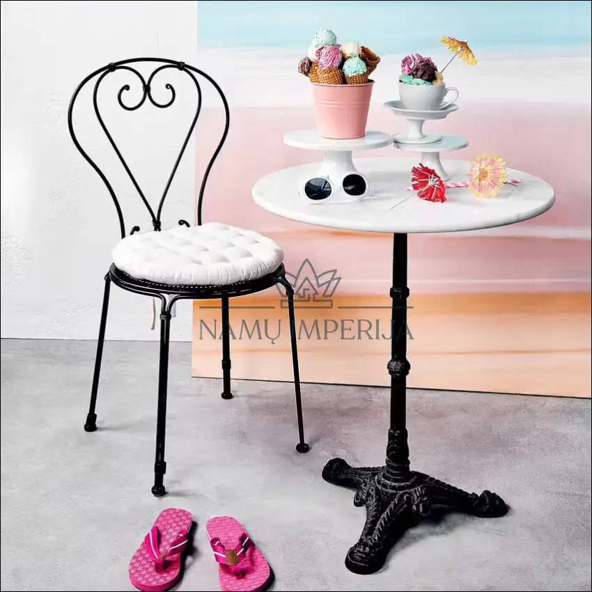Marmurinis lauko staliukas LI786 €39 Save 70% 25 50, __label:Pristatymas 1 2 d.d., color balta, juoda, material