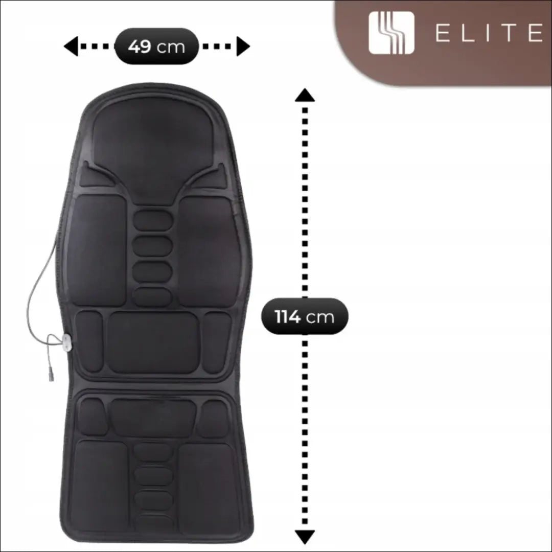Masažinis kilimėlis su audiniu juodos spalvos TE1115 - €41 Save 15% 25-50, __label:Pristatymas 5-14 d.d., elite,
