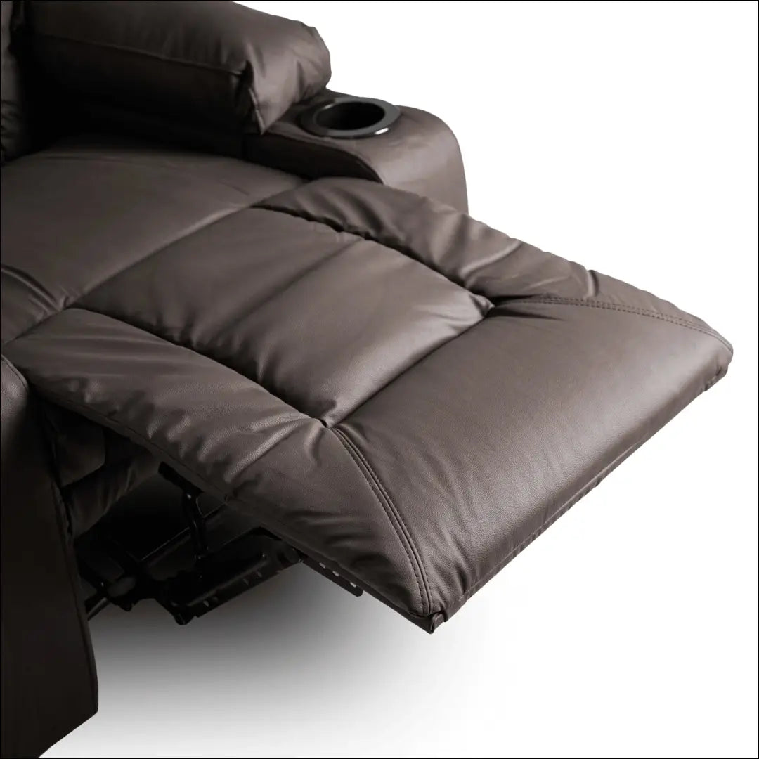 Masažinis krėslas tamsiai ruda eko oda TE1302 - €324.51 Save 15% __label:Pristatymas 5-14 d.d., Newelite Naujausi