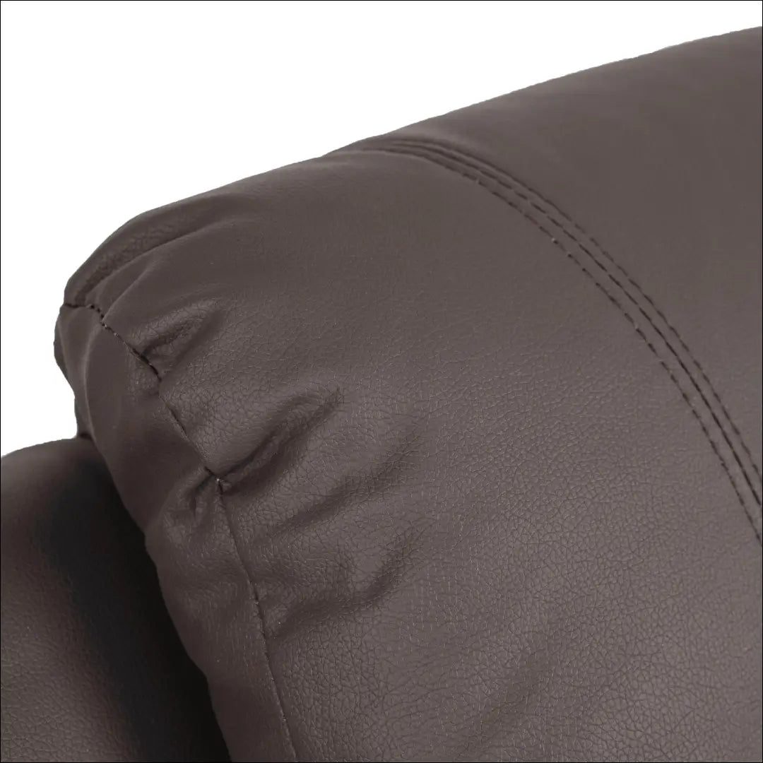Masažinis krėslas tamsiai ruda eko oda TE1302 - €324.51 Save 15% __label:Pristatymas 5-14 d.d., Newelite Naujausi