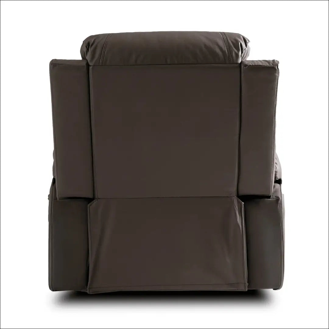 Masažinis krėslas tamsiai ruda eko oda TE1302 - €324.51 Save 15% __label:Pristatymas 5-14 d.d., Newelite Naujausi