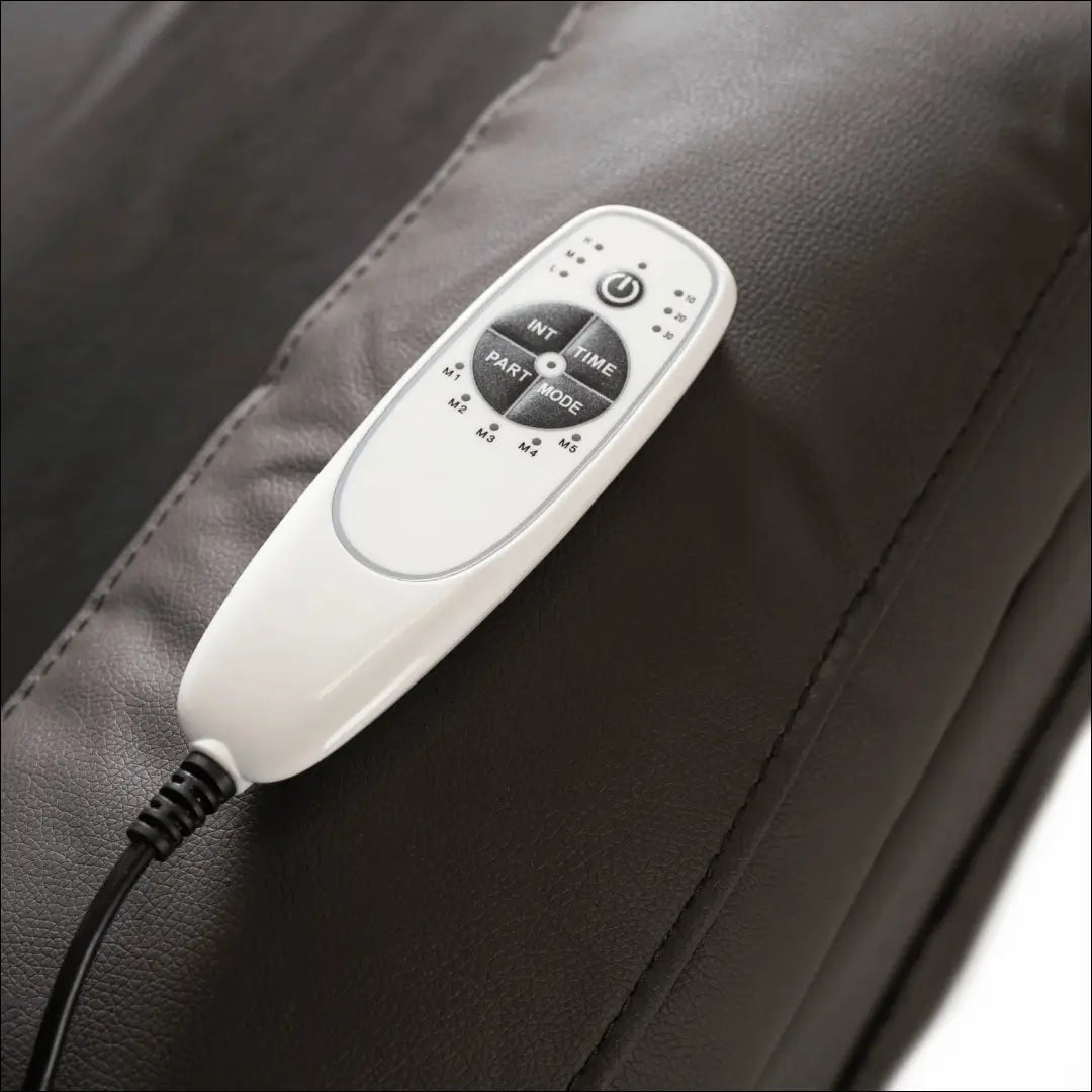 Masažinis krėslas tamsiai ruda eko oda TE1302 - €324.51 Save 15% __label:Pristatymas 5-14 d.d., Newelite Naujausi