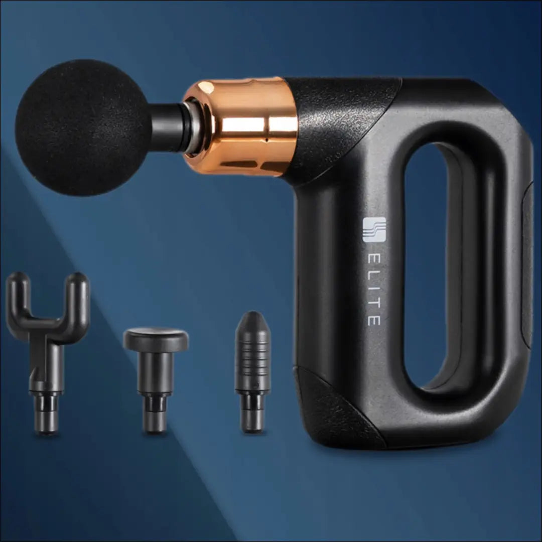 Masažinis pistoletas juodos spalvos TE1109 - €17 Save 15% __label:Pristatymas 5-14 d.d., elite, spalva-czarny-carbon,