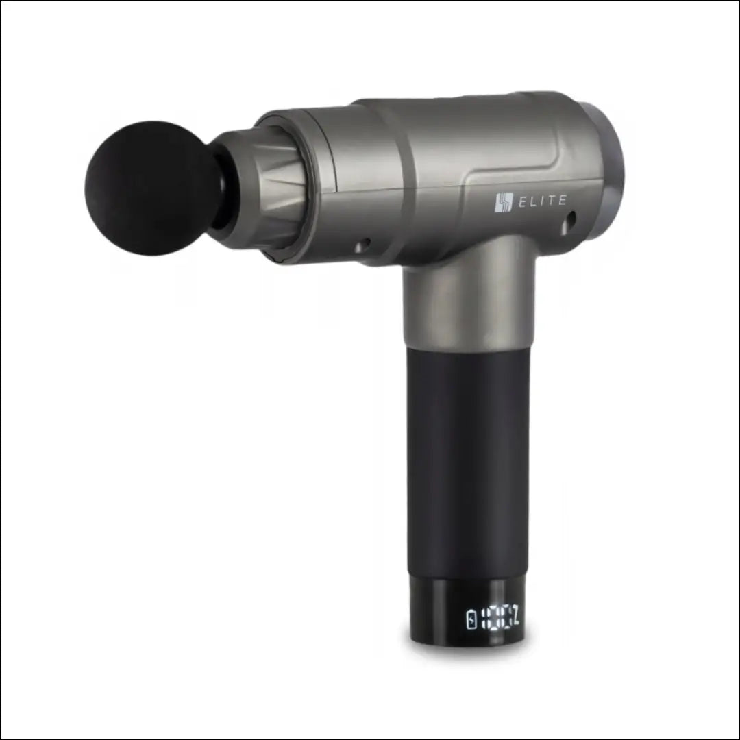 Masažinis pistoletas pilkos spalvos / juodos TE1113 - €33 Save 15% 25-50, __label:Pristatymas 5-14 d.d., elite,