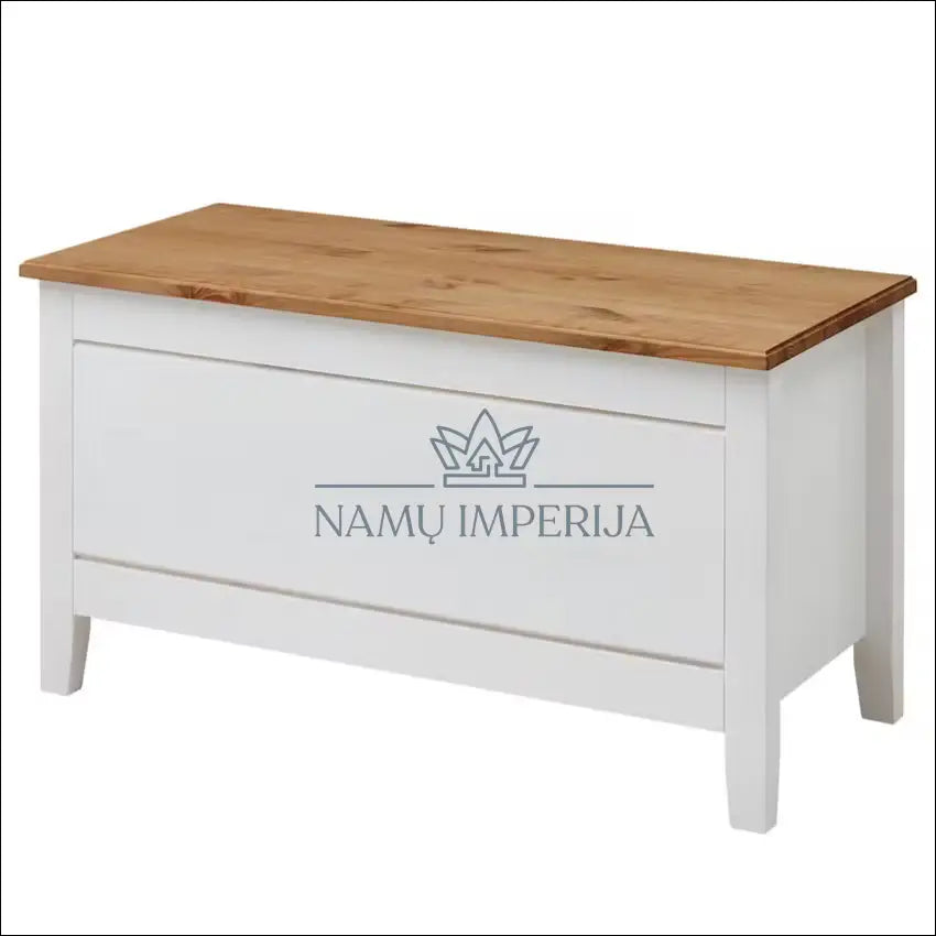 Medinė daiktadėžė KI1301 €75 Save 50% 50 100, __label:Pristatymas 1 2 d.d., color balta, ruda, kita €50 to €100 Storage