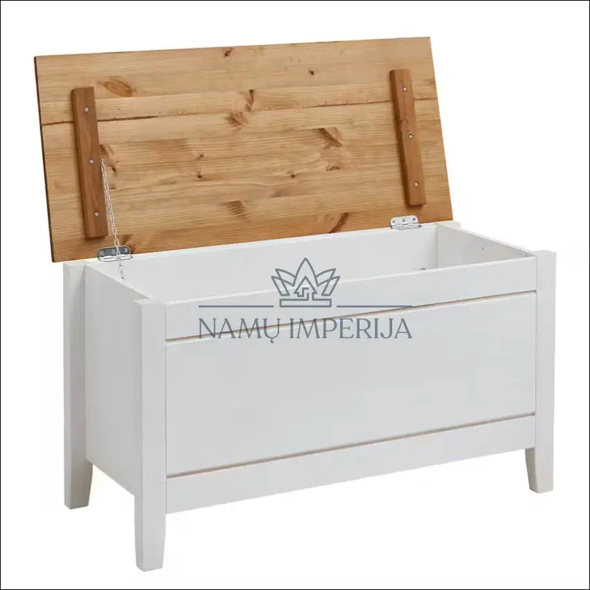 Medinė daiktadėžė KI1301 €75 Save 50% 50 100, __label:Pristatymas 1 2 d.d., color balta, ruda, kita €50 to €100 Storage