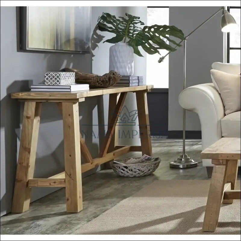 Medinė konsolė SI1654 - €139 Save 50% 100-200, __label:Pristatymas 1-2 d.d., color-ruda, konsoles,