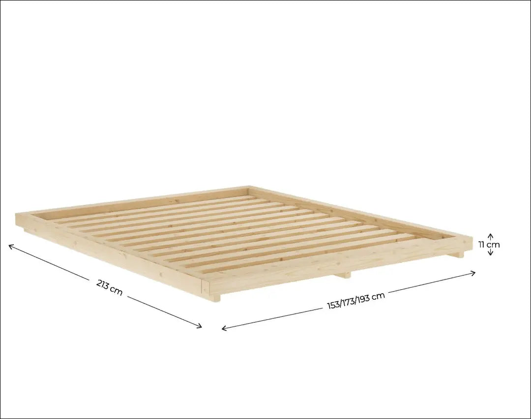 Medinė miegamojo lova (140x200cm) GI710 - €190 Save 50% 100-200, __label:Pristatymas 1-2 d.d., color-ruda,