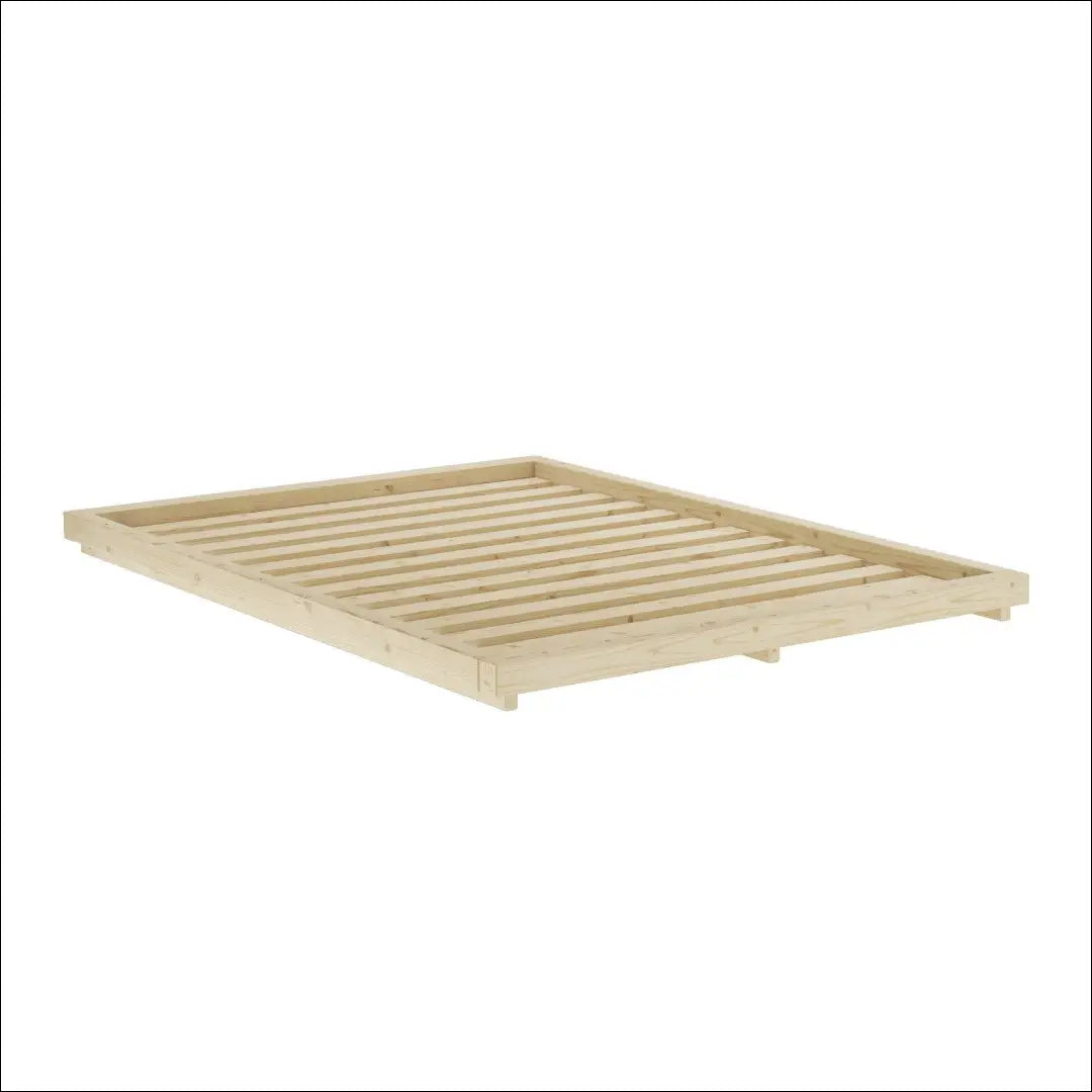 Medinė miegamojo lova (140x200cm) GI710 - €190 Save 50% 100-200, __label:Pristatymas 1-2 d.d., color-ruda,