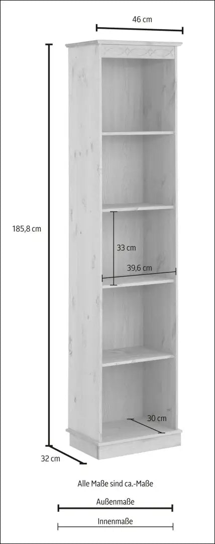 Medinė pastatoma lentyna SI2315 - €140 Save 50% 100-200, __label:Pristatymas 1-2 d.d., biuro-baldai, biuro-lentynos,