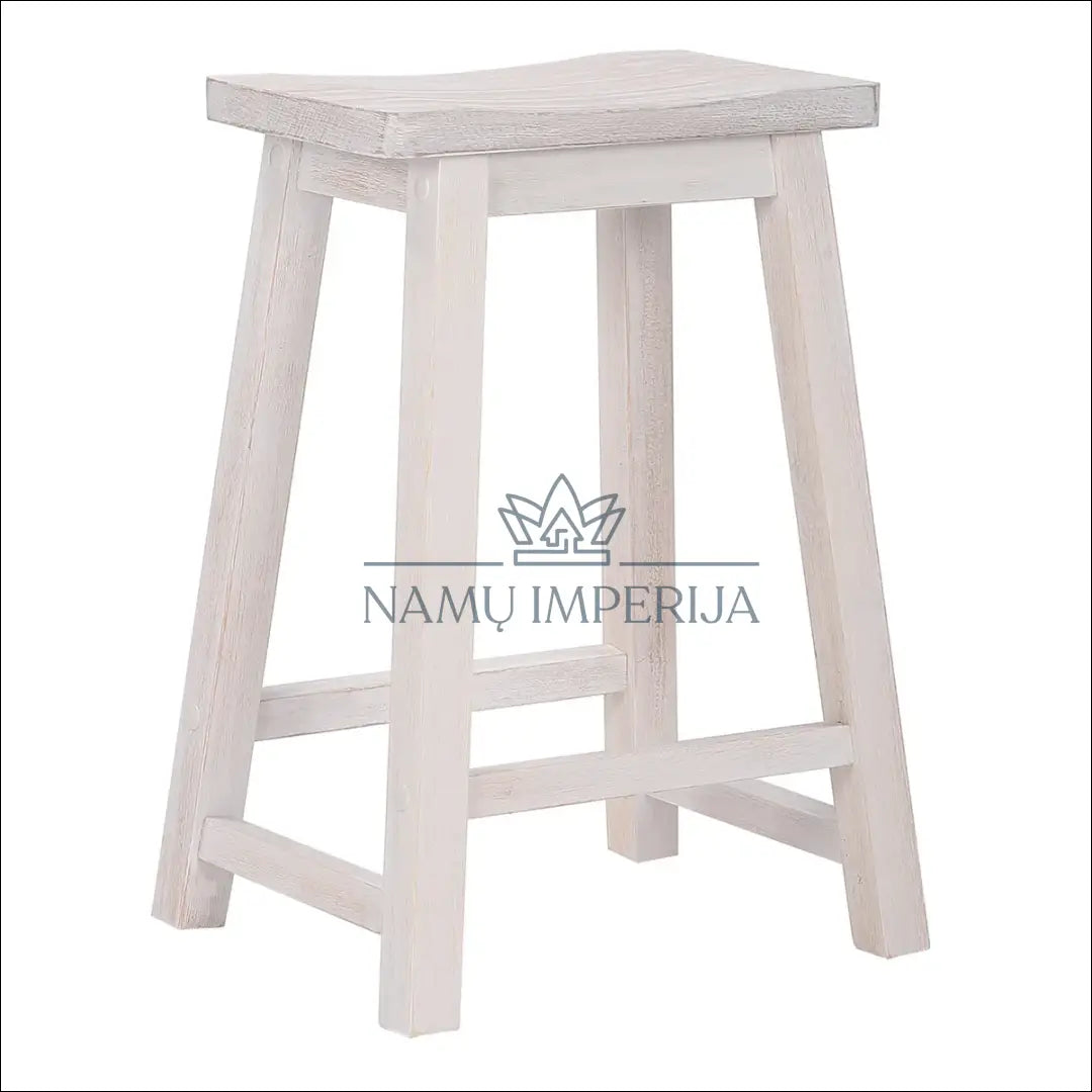 Medinė pusbario kėdė VI1013 €72 Save 50% 50 100, __label:Pristatymas 1 2 d.d., baro kedes, color balta, material medzio