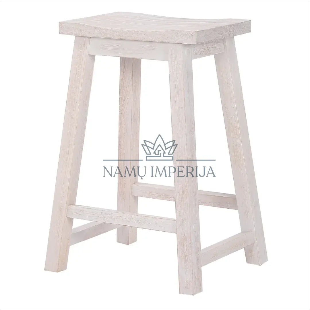 Medinė pusbario kėdė VI1013 €72 Save 50% 50 100, __label:Pristatymas 1 2 d.d., baro kedes, color balta, material medzio