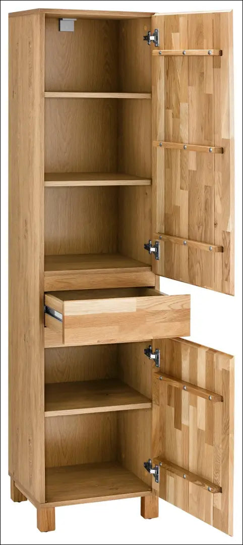 Medinė vonios spintelė KI1564 - €255 Save 50% __label:Pristatymas 1-2 d.d., color-ruda, material-medzio-masyvas,