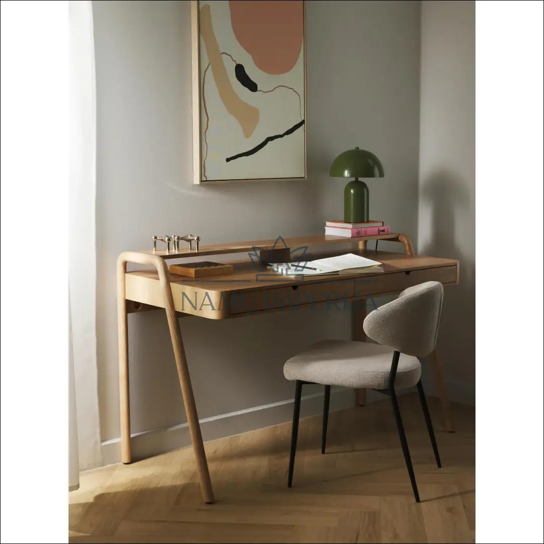 Medinis darbo stalas BI250 - €198 Save 70% 100-200, __label:Pristatymas 1-2 d.d., color-ruda, material-mediena,